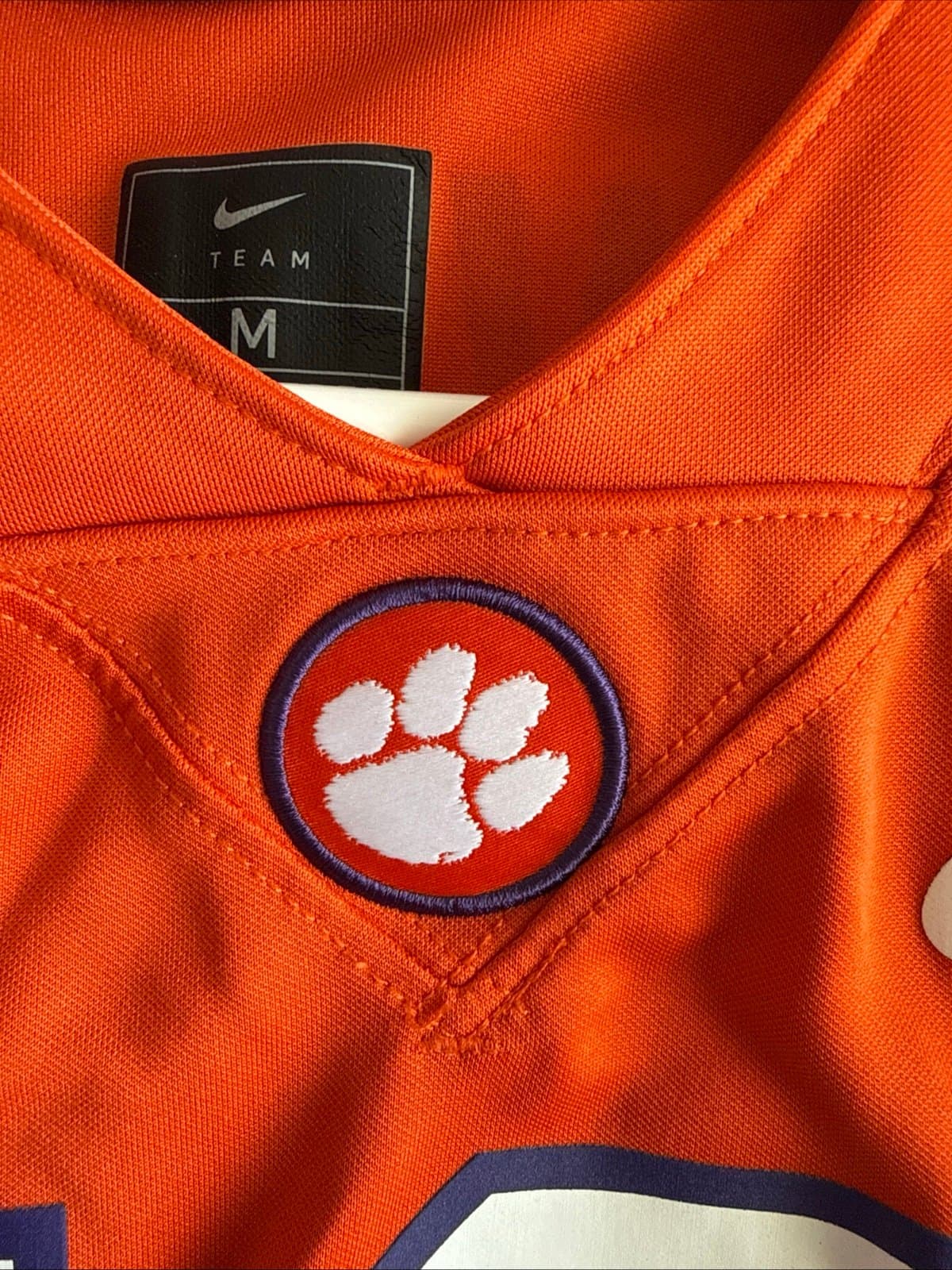 Boy’s Nike Trevor Lawrence #16 Clemson Tigers Football Sz Youth M - Orange RARE - Thumbnail 5