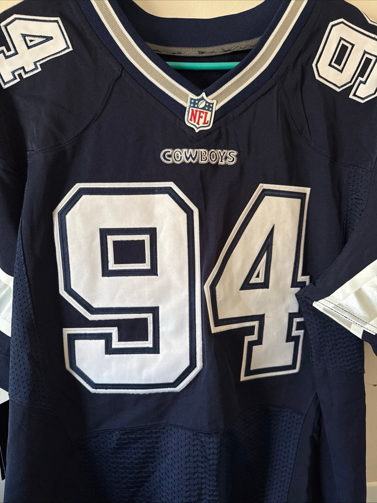 Men’s Nike DeMarcus Ware #94 Dallas Cowboys NFL Jersey Sz 44 - Blue NWT - Thumbnail 2