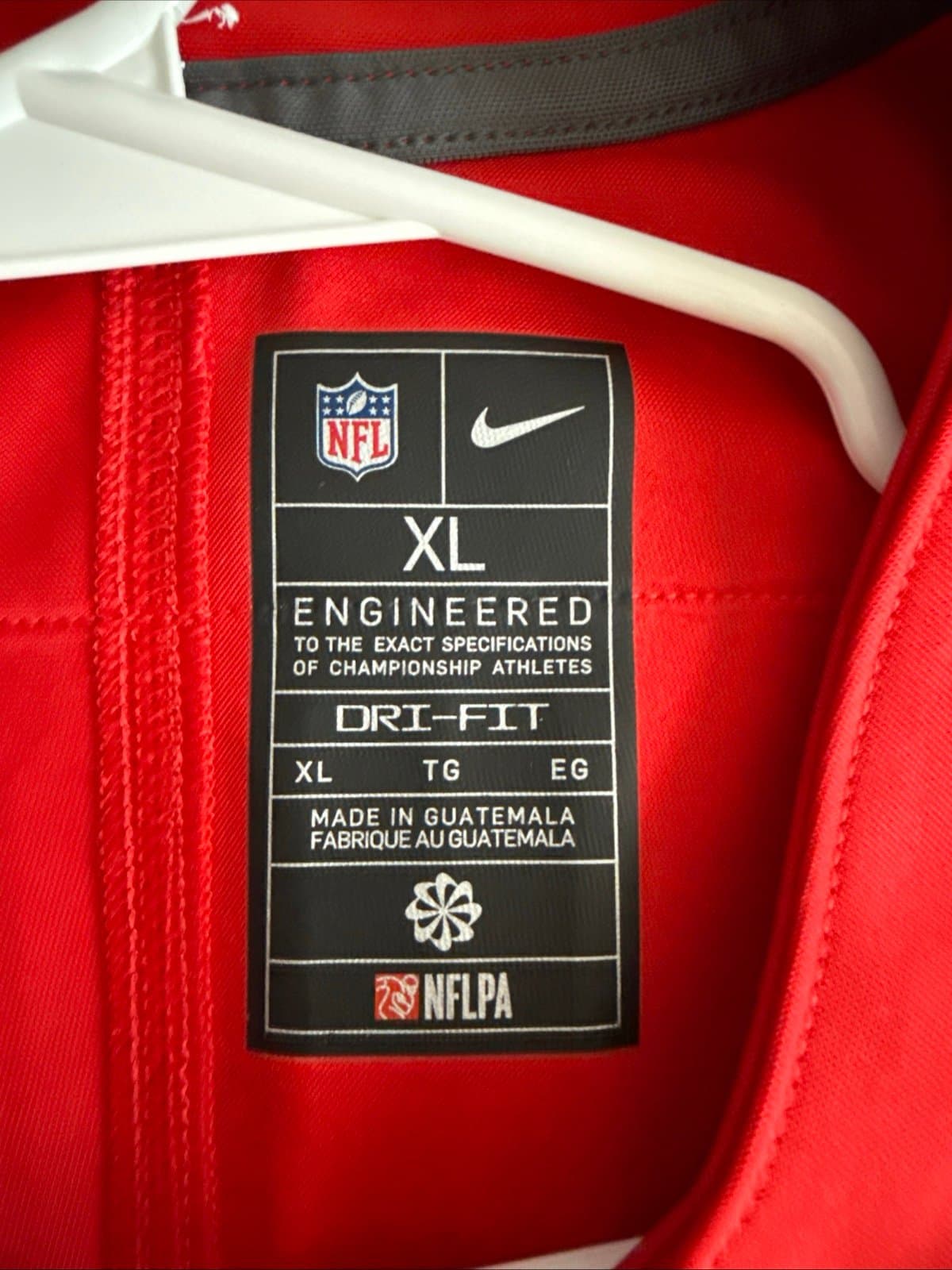 Men’s Nike Patrick Mahomes #15 Kansas City Chiefs Vapor Limited Sz XL - Red - Thumbnail 4