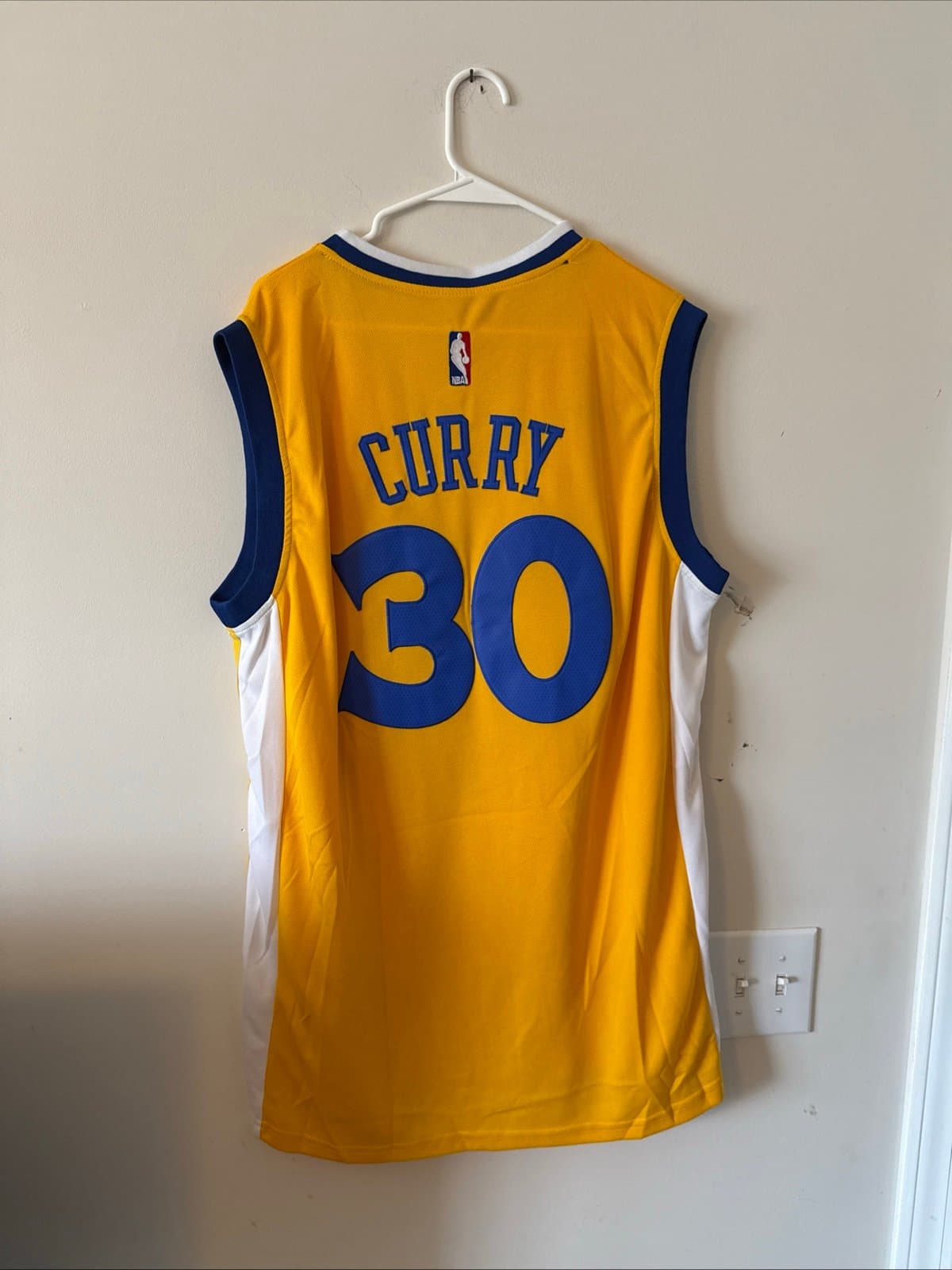 Men’s Adidas 2016 Golden State Warriors Stephen Curry #30 Jersey Sz 2XL - Gold - Thumbnail 6