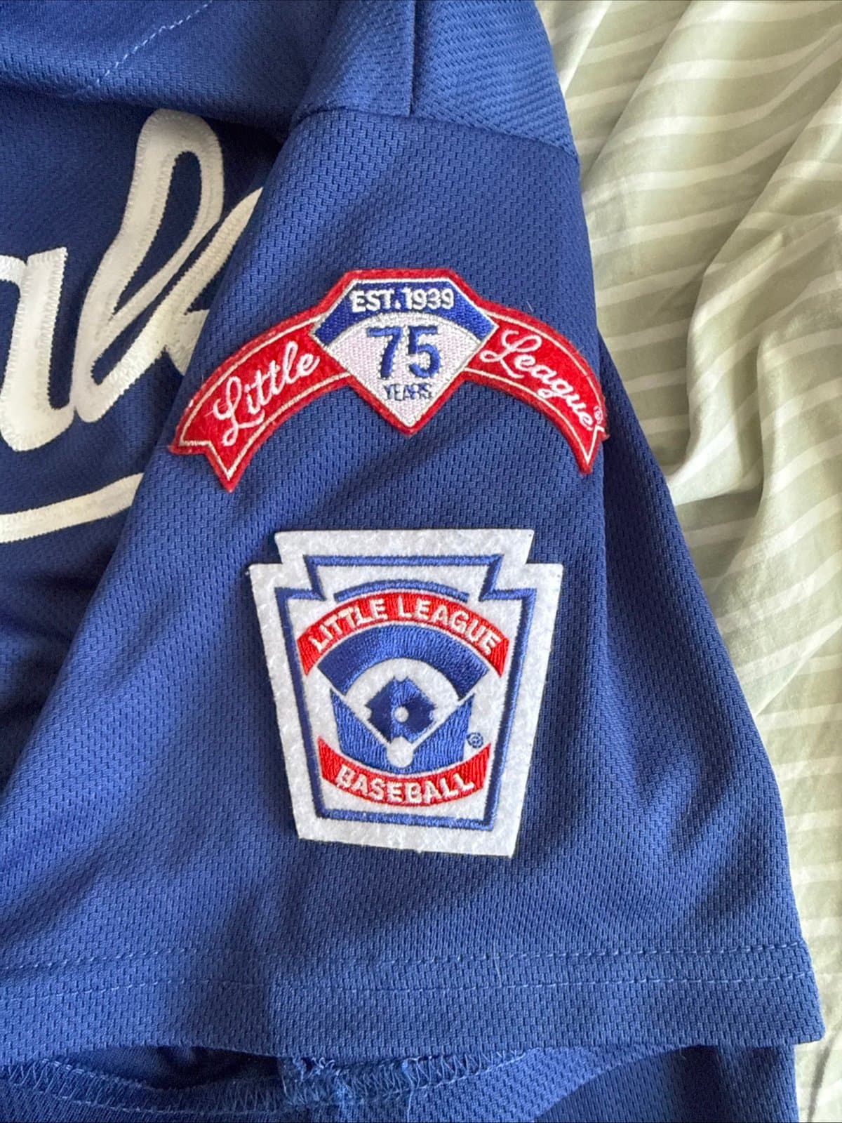 Men’s Majestic Tim Collins #55 Kansas City Royals Little League Jersey Sz L - Thumbnail 3