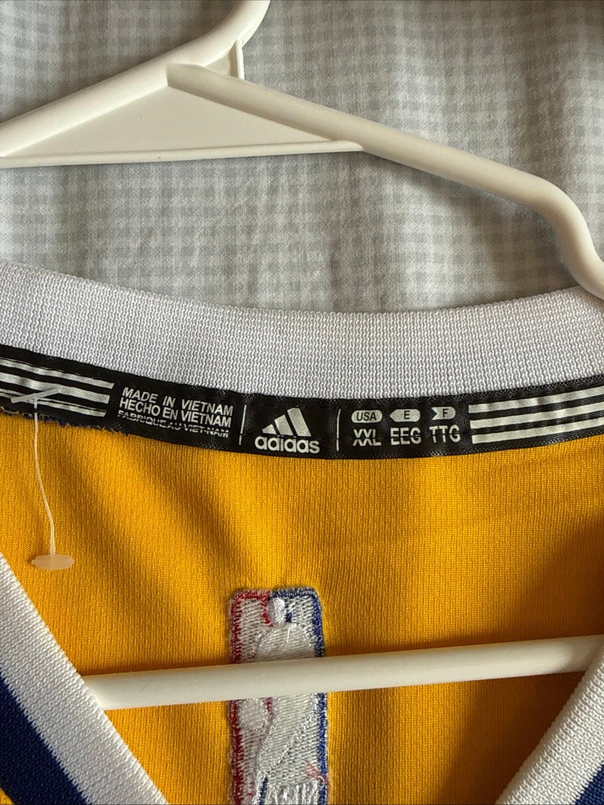 Men’s Adidas 2016 Golden State Warriors Stephen Curry #30 Jersey Sz 2XL - Gold - Thumbnail 4