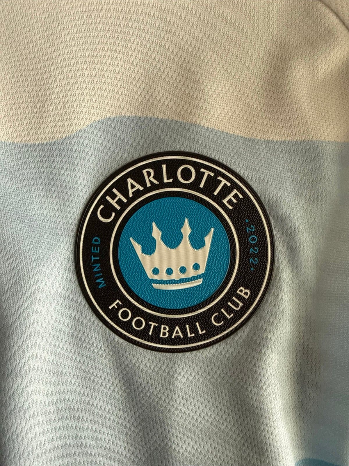 Men’s adidas Ben Bender #15 Charlotte FC 2024/25 MLS Jersey Sz L - White NWT - Thumbnail 6