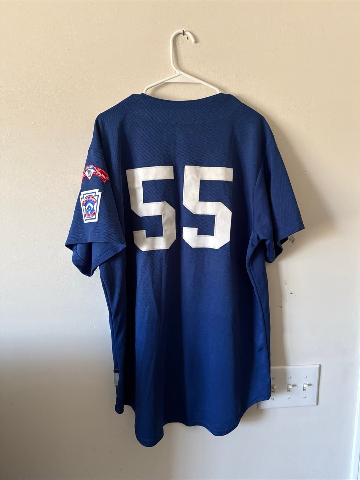 Men’s Majestic Tim Collins #55 Kansas City Royals Little League Jersey Sz L - Thumbnail 6