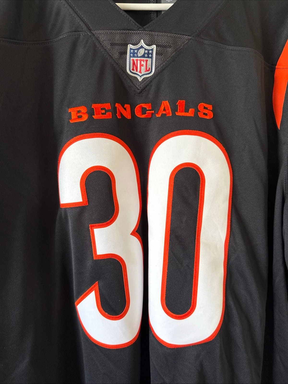 Men’s Nike JESSIE BATES III #30 CINCINNATI BENGALS Vapor Lmtd Jersey Sz XL RARE - Thumbnail 2