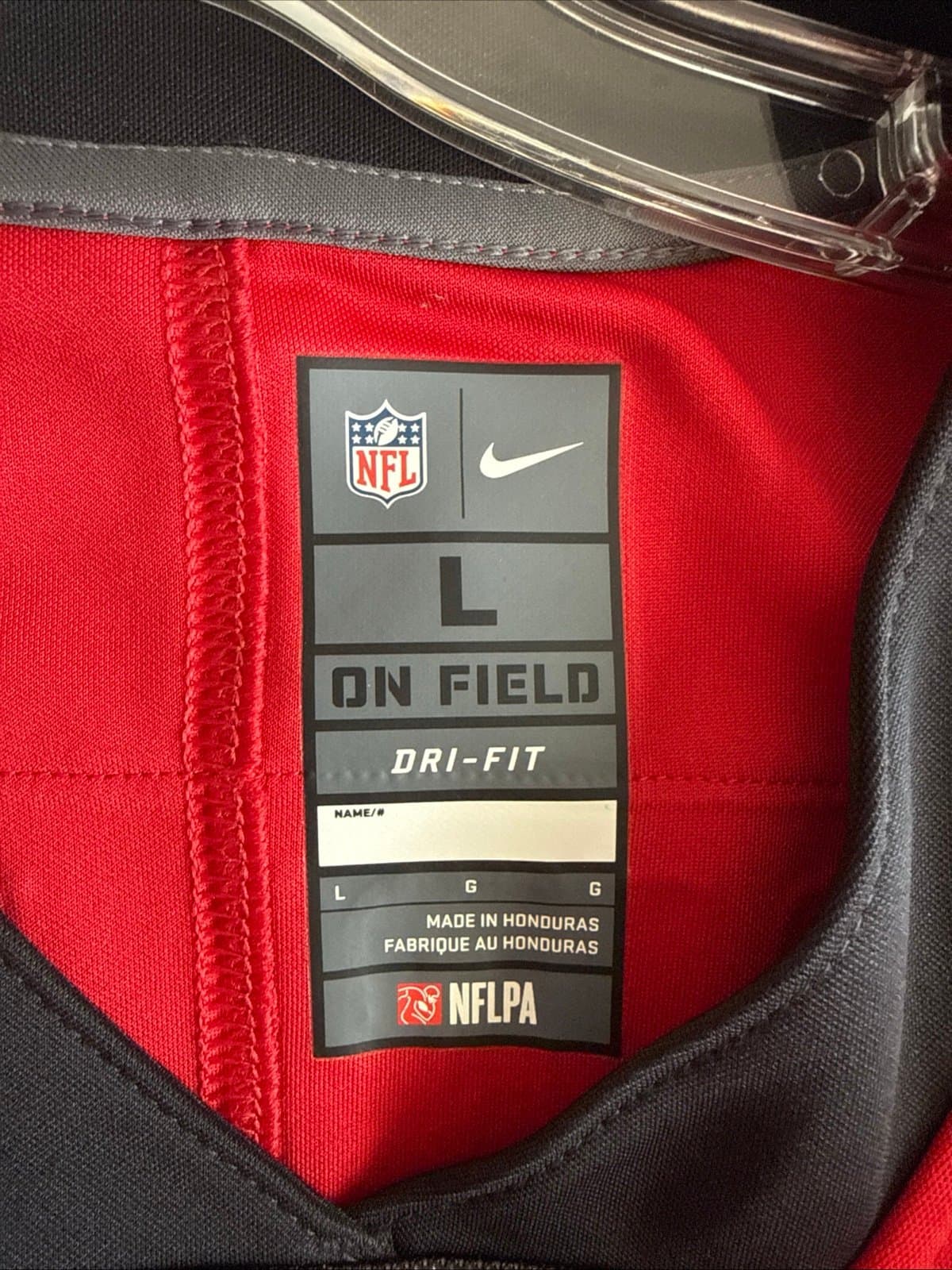 Men’s Nike Calvin Ridley #18 Atlanta Falcons Vapor Lmtd NFL Jersey Sz L Red RARE - Thumbnail 4