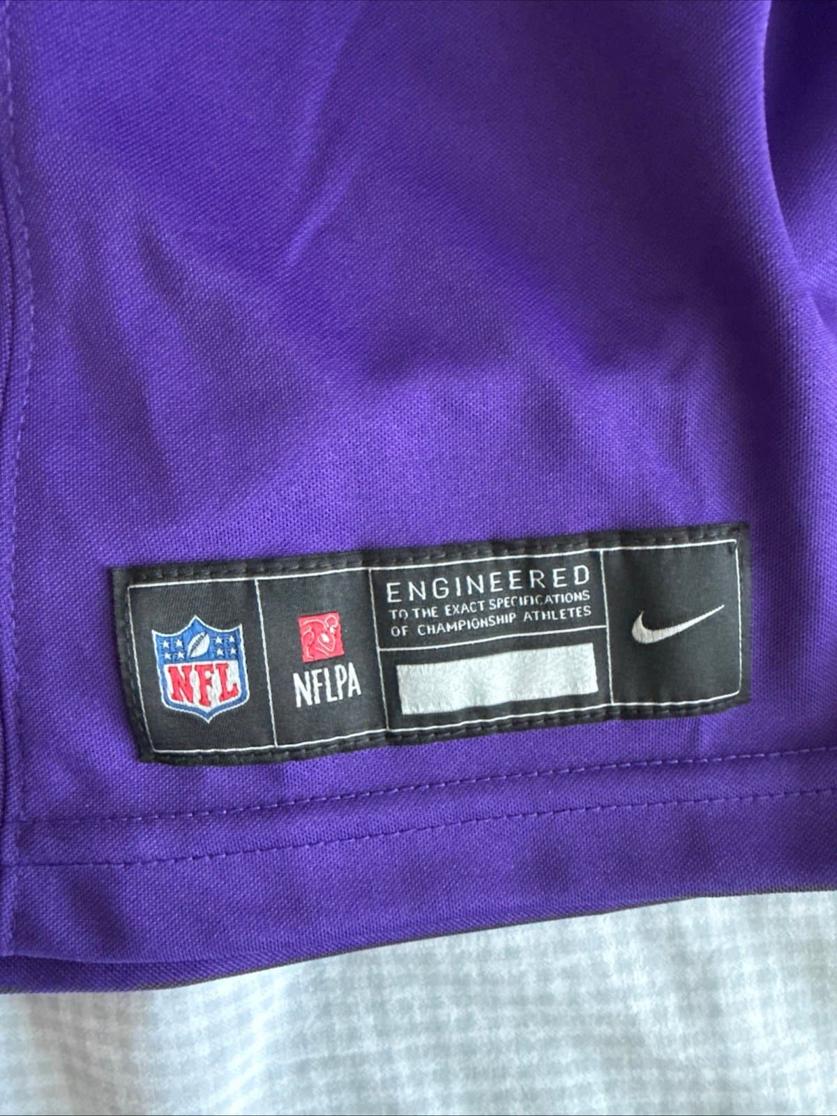 Men’s Nike DALVIN COOK #4 MINNESOTA VIKINGS Vapor Limited Jersey Sz L - Purple - Thumbnail 3