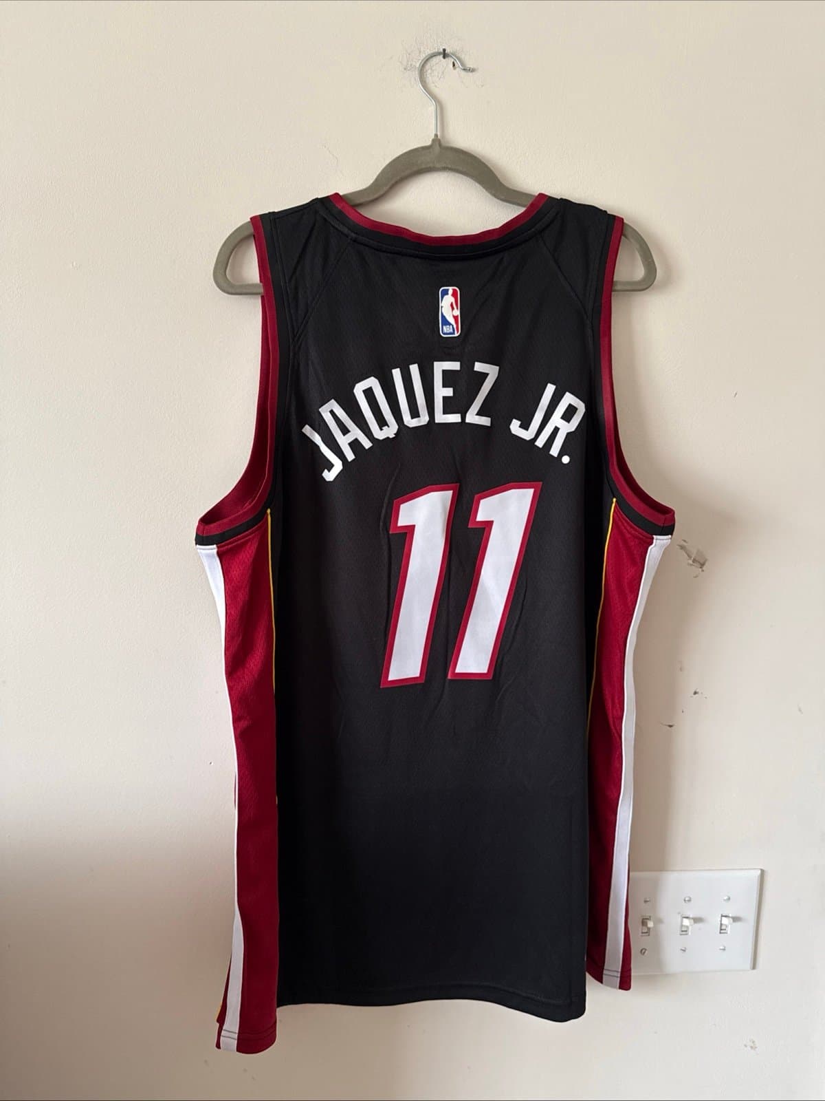 Men’s Nike Miami Heat Jaime Jaquez Jr #11 Nike Jersey Icon Edition Sz 48 - NWT - Thumbnail 6