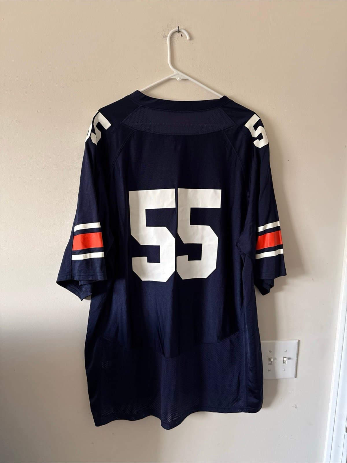 Men’s Under Armour Auburn Tigers #55 Football NCAA Jersey Sz XL - Blue RARE - Thumbnail 6