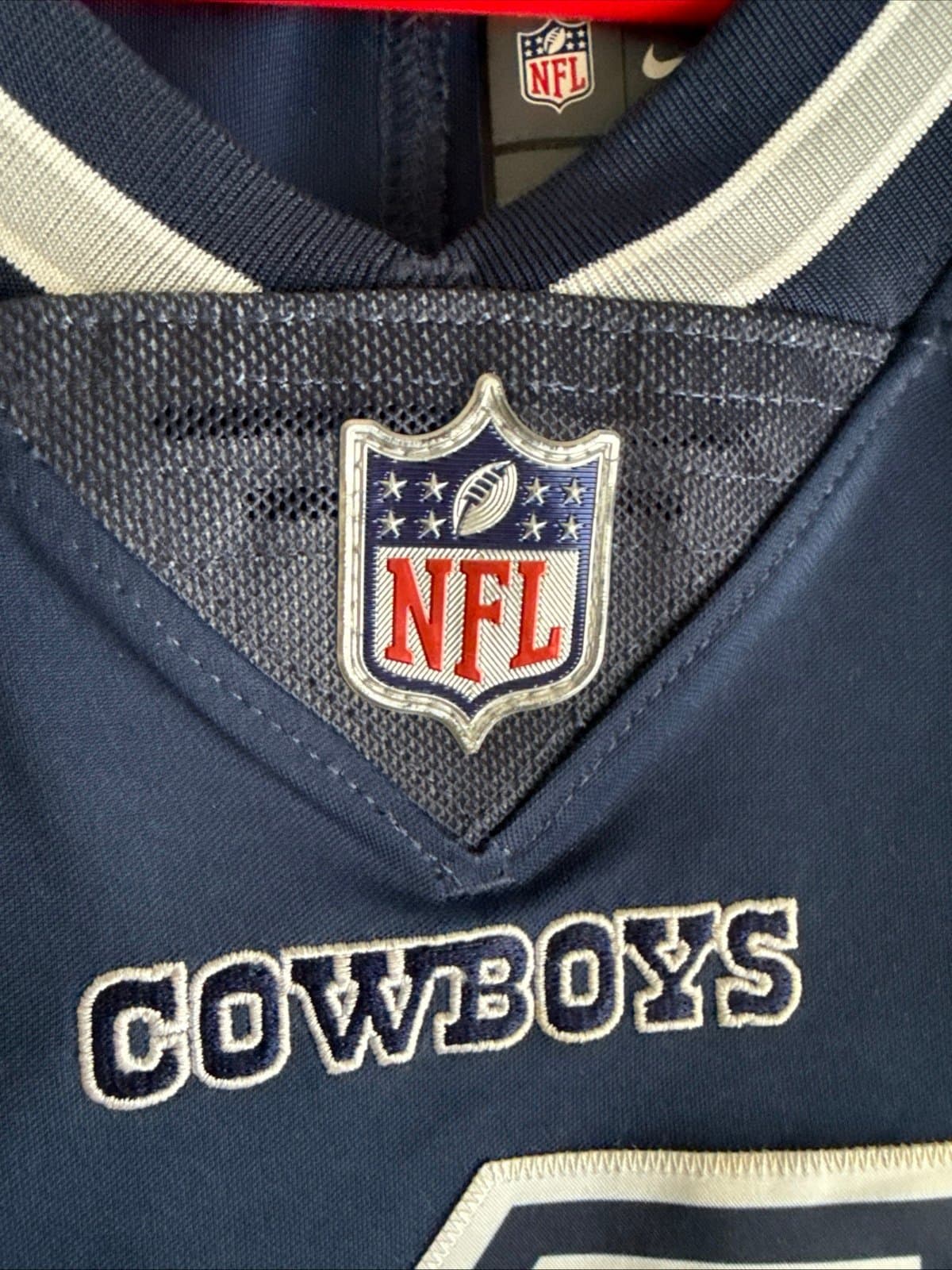 Men’s Nike Dak Prescott #4 Dallas Cowboys VAPOR LIMITED NFL Jersey Sz XL - Blue - Thumbnail 5