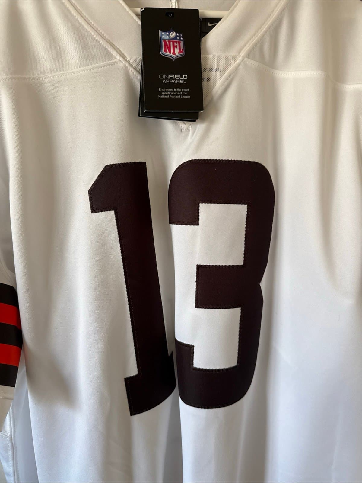 Men’s Nike Odell Beckham Jr. #13 Cleveland Browns Vapor Lmtd Jersey Sz XL - NWT - Thumbnail 2