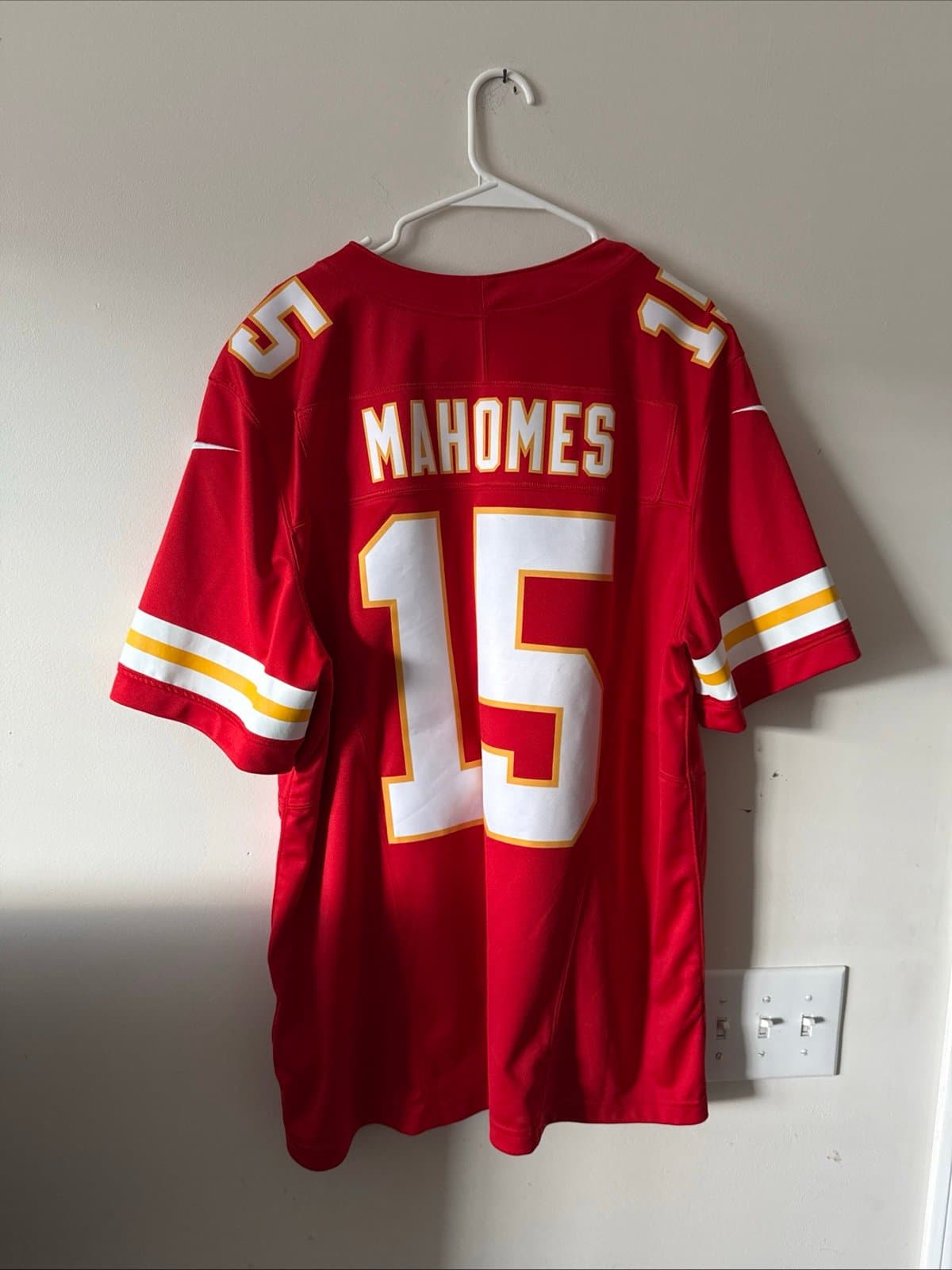 Men’s Nike Patrick Mahomes #15 Kansas City Chiefs Vapor Limited Sz XL - Red - Thumbnail 7