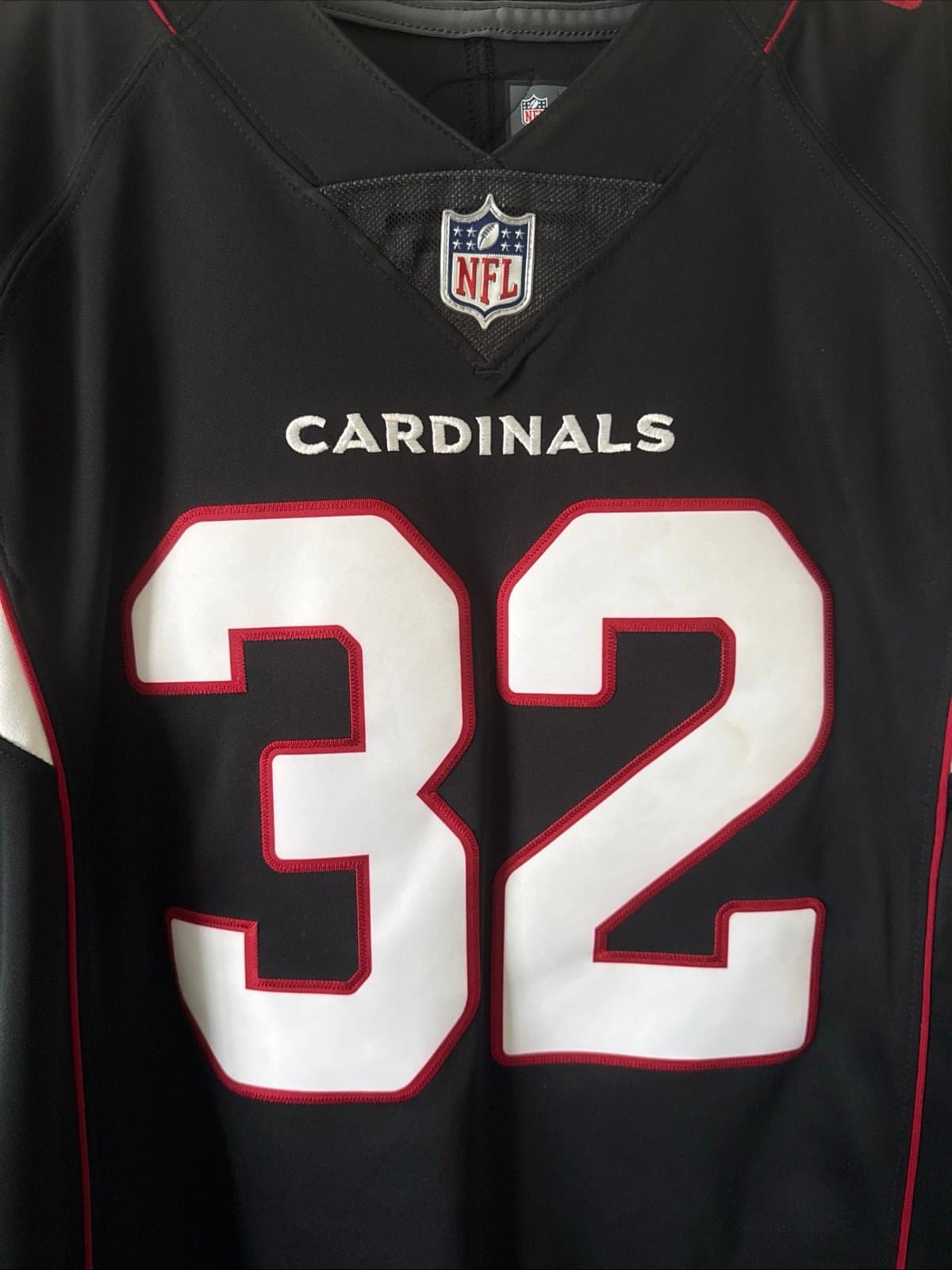 Men’s NIKE Arizona Cardinals Tyrann Mathieu #32 Vapor Limited Jersey Sz S Black - Thumbnail 2