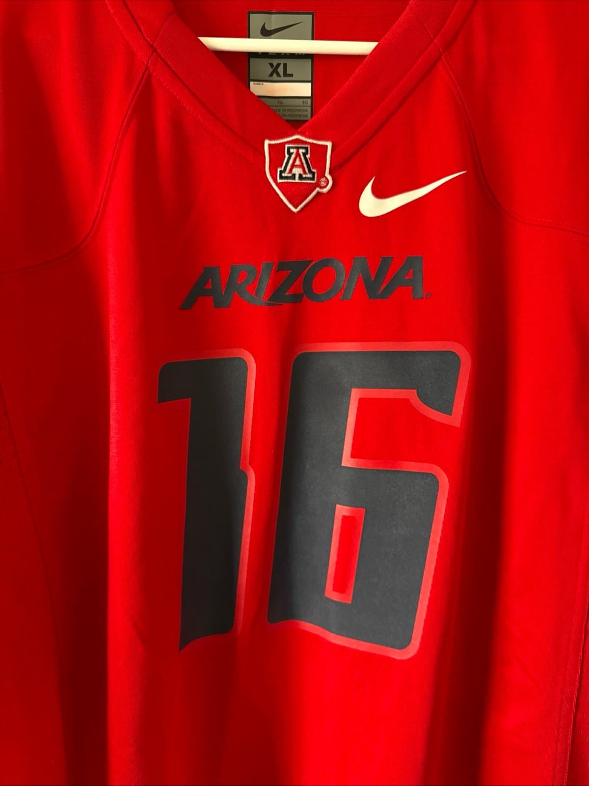 Men's Nike Arizona Wildcats #16 Game Football NCAA Jersey Sz XL - Red RARE - Thumbnail 2