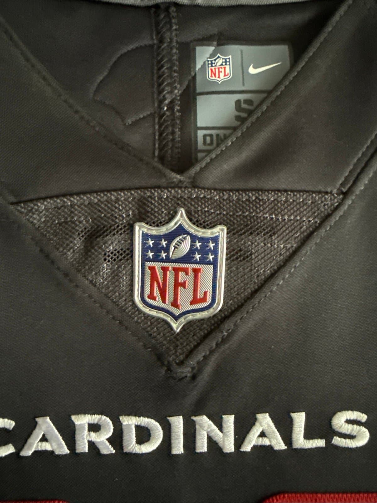 Men’s NIKE Arizona Cardinals Tyrann Mathieu #32 Vapor Limited Jersey Sz S Black - Thumbnail 5