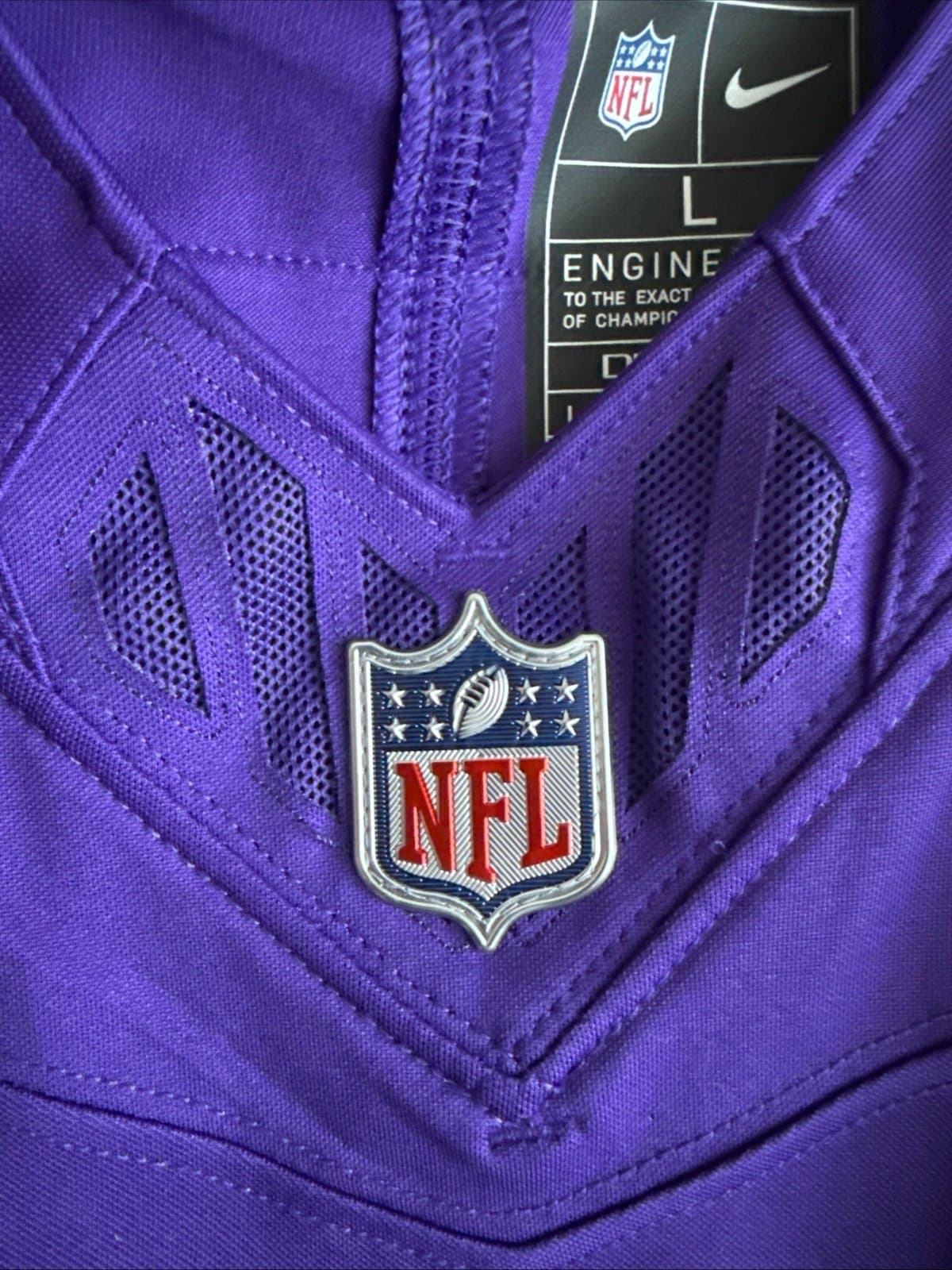 Men’s Nike DALVIN COOK #4 MINNESOTA VIKINGS Vapor Limited Jersey Sz L - Purple - Thumbnail 5