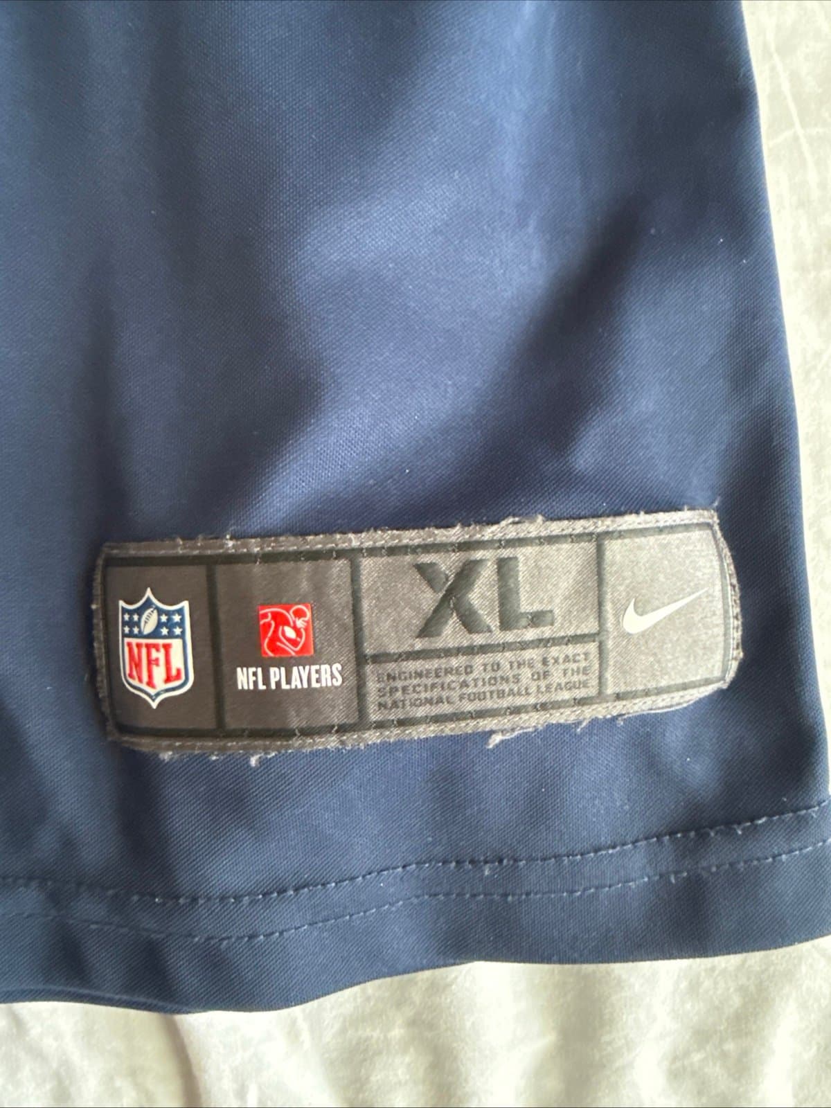 Men’s Nike Dak Prescott #4 Dallas Cowboys VAPOR LIMITED NFL Jersey Sz XL - Blue - Thumbnail 3