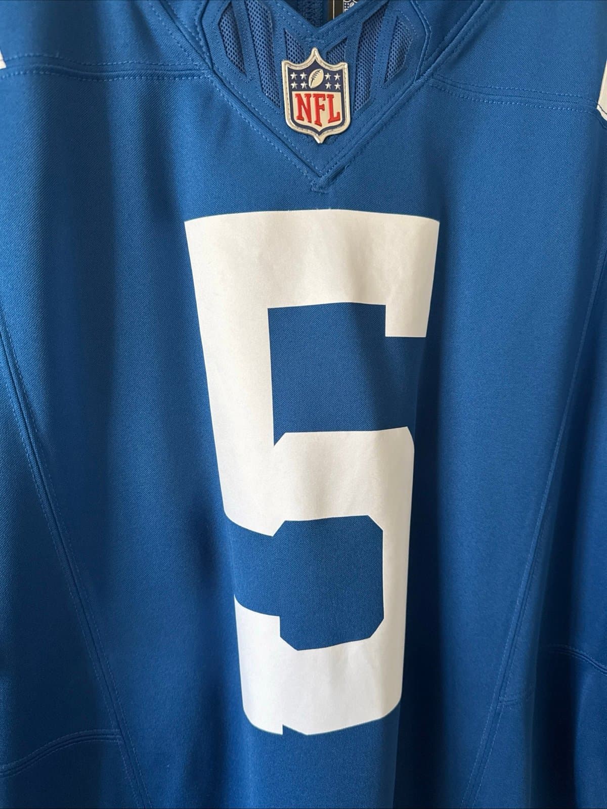 Men’s Nike Anthony Richardson #5 Indianapolis Colts Vapor Lmtd Jersey Sz L RARE - Thumbnail 2