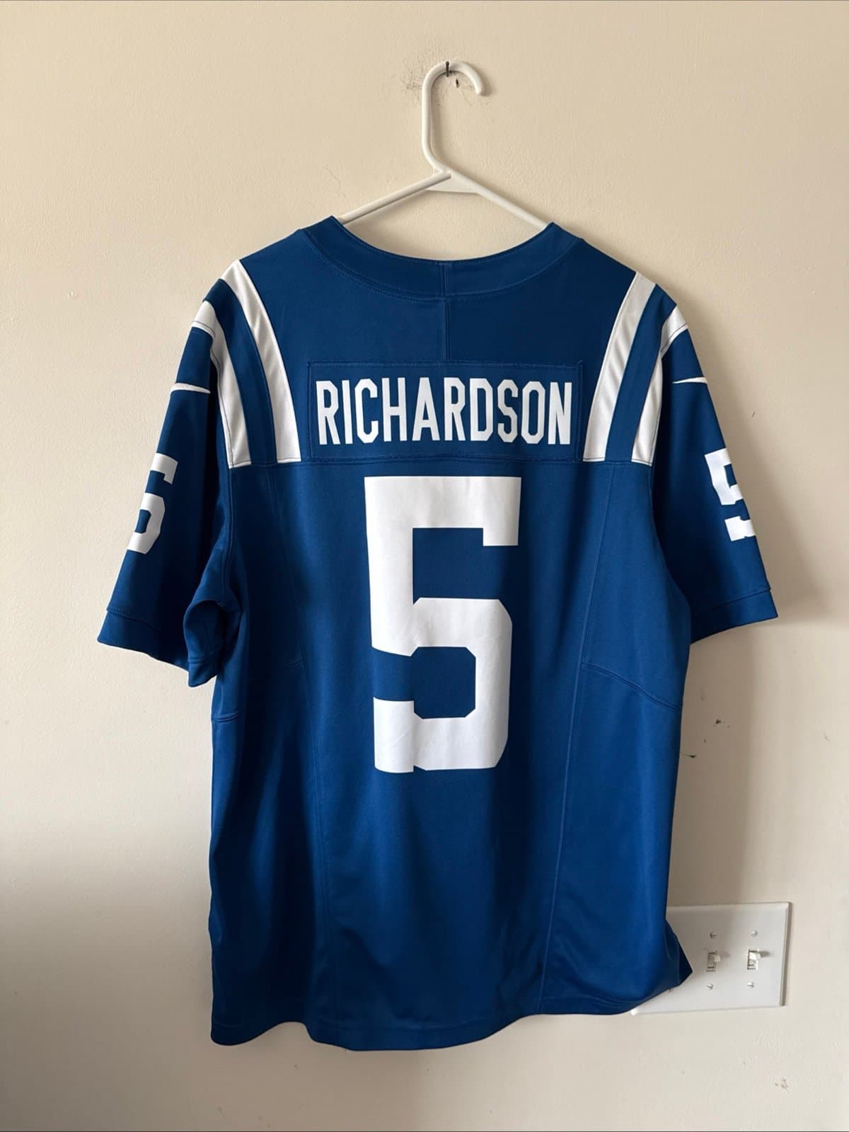 Men’s Nike Anthony Richardson #5 Indianapolis Colts Vapor Lmtd Jersey Sz L RARE - Thumbnail 6