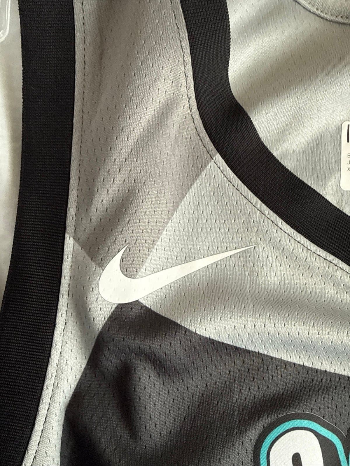 Men’s Nike x KAWS Cam Johnson #2 Brooklyn Nets City NBA Jersey Sz 52 Black RARE - Thumbnail 6