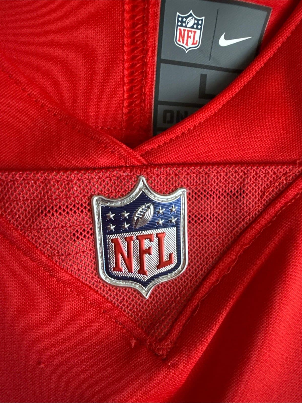 Men’s Nike Clyde Edwards-Helaire #25 Kansas City Chiefs Vapor Lmtd Jersey Sz L - Thumbnail 5