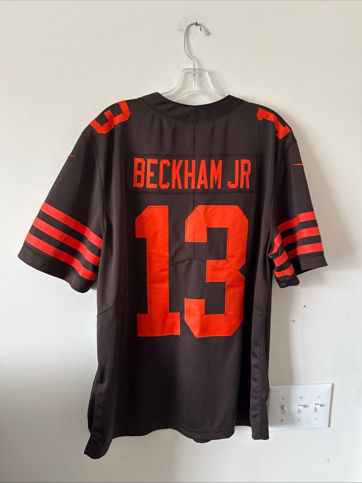 Men’s Nike Cleveland Browns Odell Beckham Jr. #13 Vapor Color Rush Jersey Sz XL - Thumbnail 6