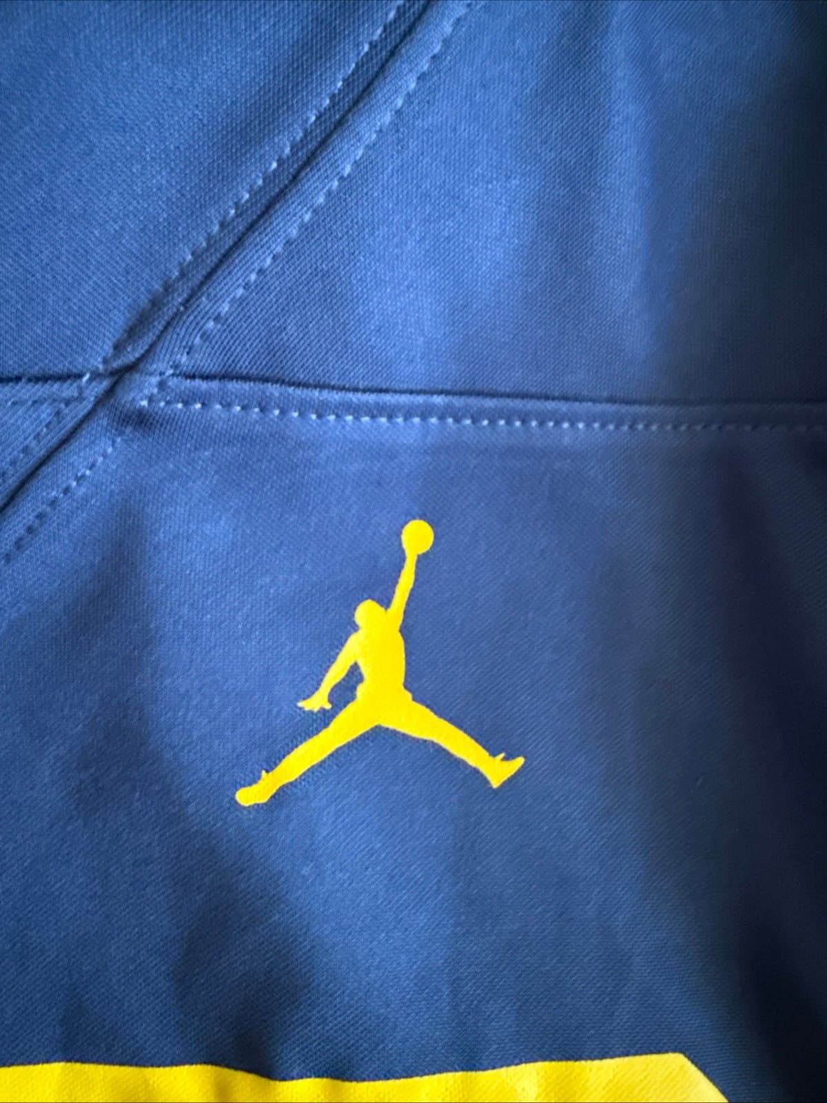 Men’s Jordan Adam Bazzi #49 Michigan Wolverines Football Jersey Sz L - Blue RARE - Thumbnail 5