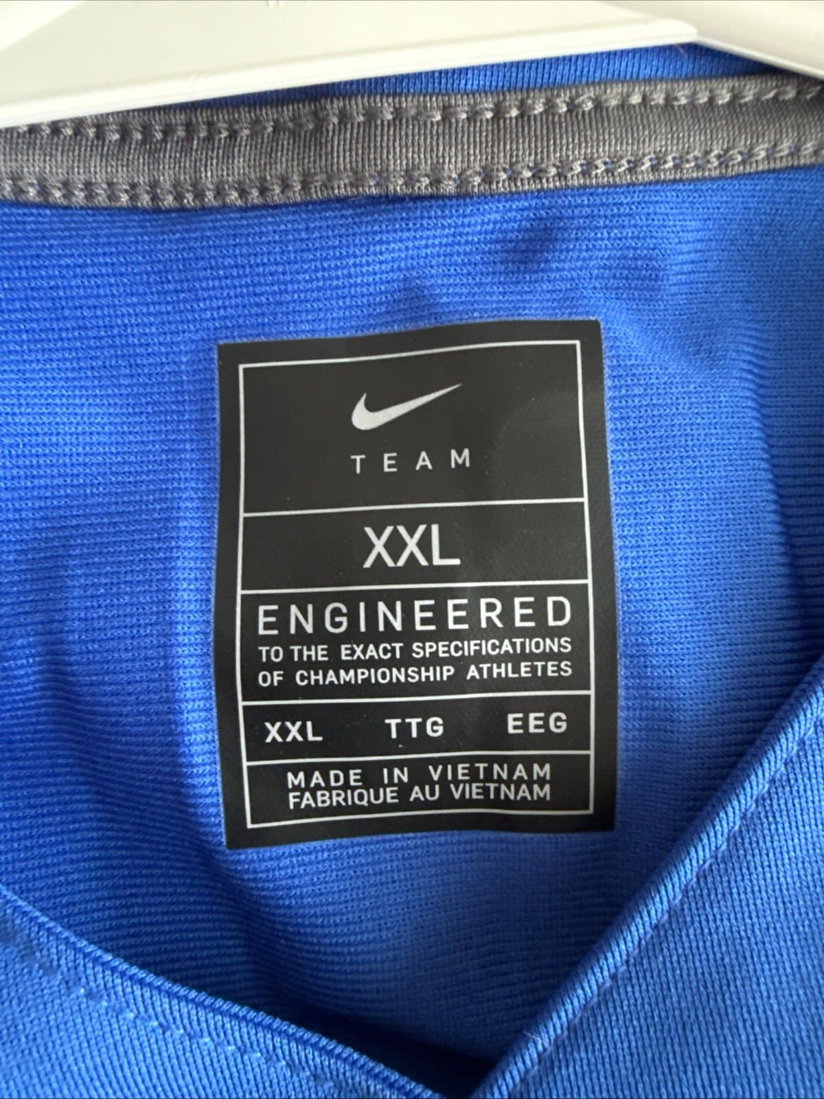 Men’s Nike Larry Fitzgerald #1 Pitt Panthers Jersey Sz 2XL - Blue NWT RARE - Thumbnail 4