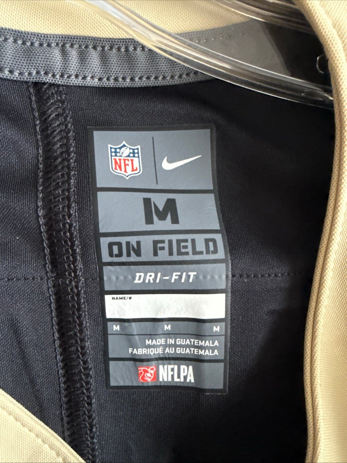 Men’s Nike Alvin Kamara #41 New Orleans Saints Vapor Limited Away Jersey Sz M - Thumbnail 4