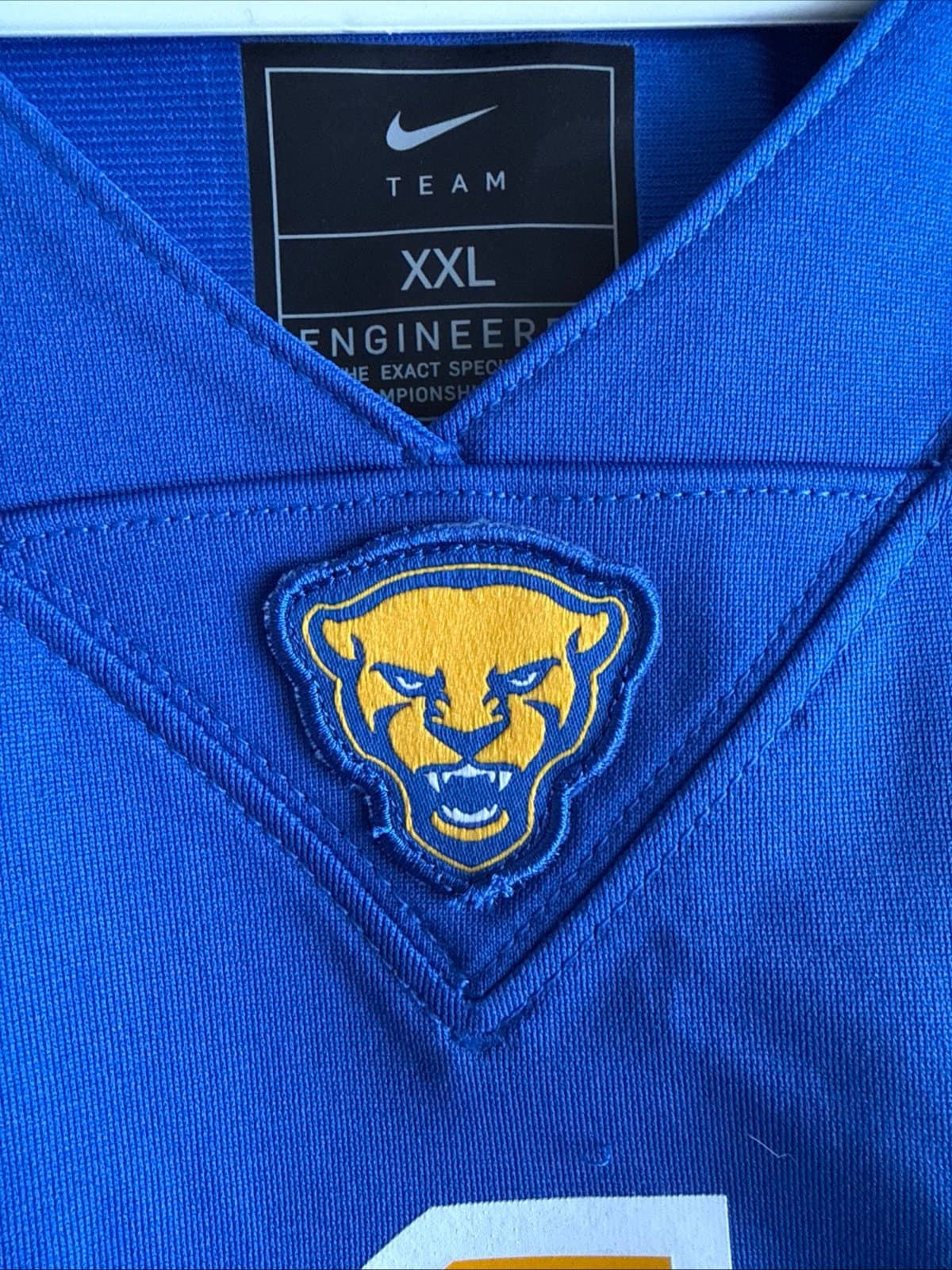 Men’s Nike Larry Fitzgerald #1 Pitt Panthers Jersey Sz 2XL - Blue NWT RARE - Thumbnail 5