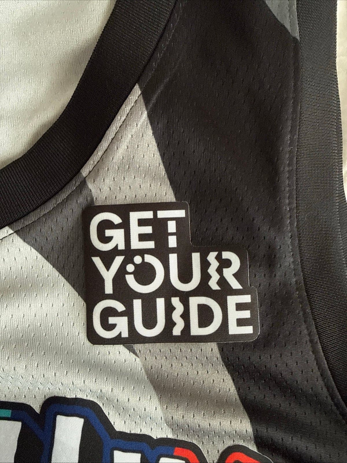 Men’s Nike x KAWS Cam Johnson #2 Brooklyn Nets City NBA Jersey Sz 52 Black RARE - Thumbnail 5