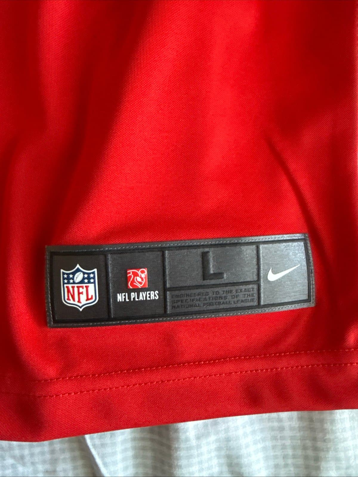 Men’s Nike Clyde Edwards-Helaire #25 Kansas City Chiefs Vapor Lmtd Jersey Sz L - Thumbnail 3