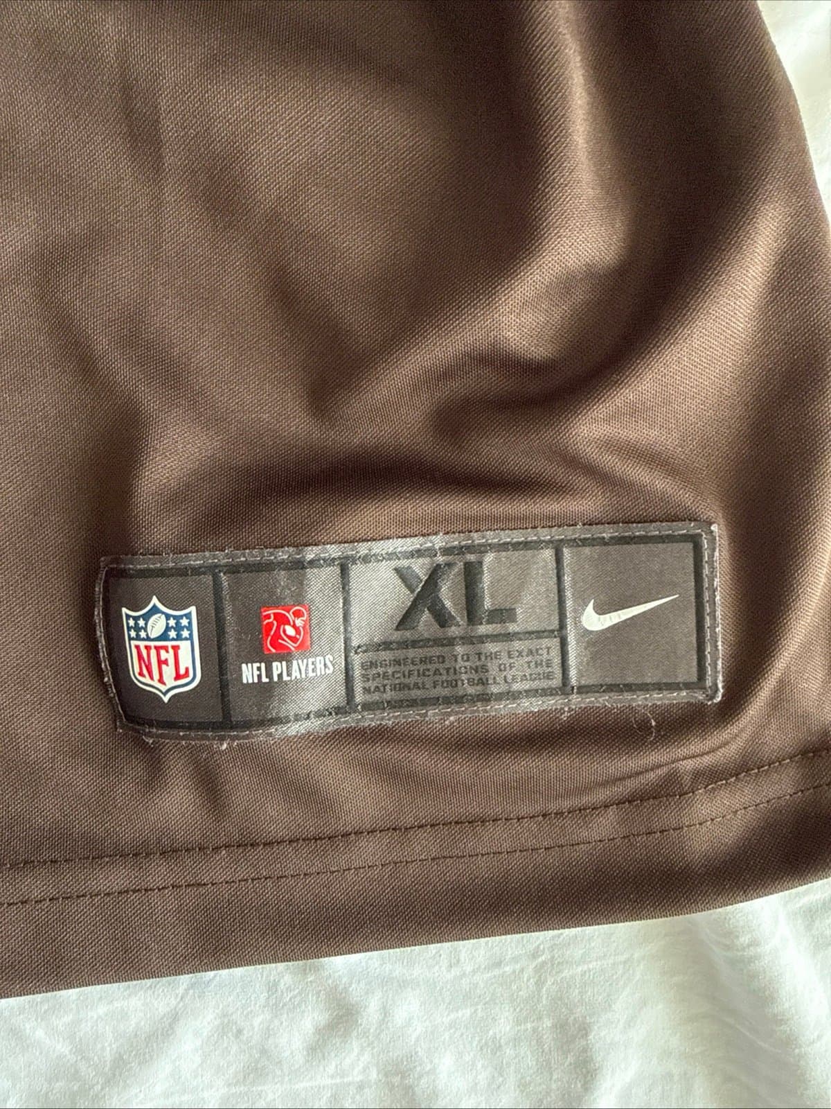 Men’s Nike Cleveland Browns Odell Beckham Jr. #13 Vapor Color Rush Jersey Sz XL - Thumbnail 3