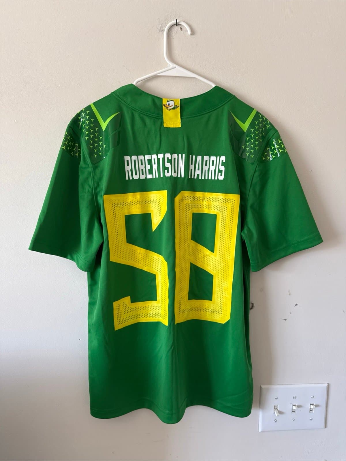 Men’s Nike Roy Robertson Harris #50 Oregon Ducks Football Jersey Sz S - NWT RARE - Thumbnail 7