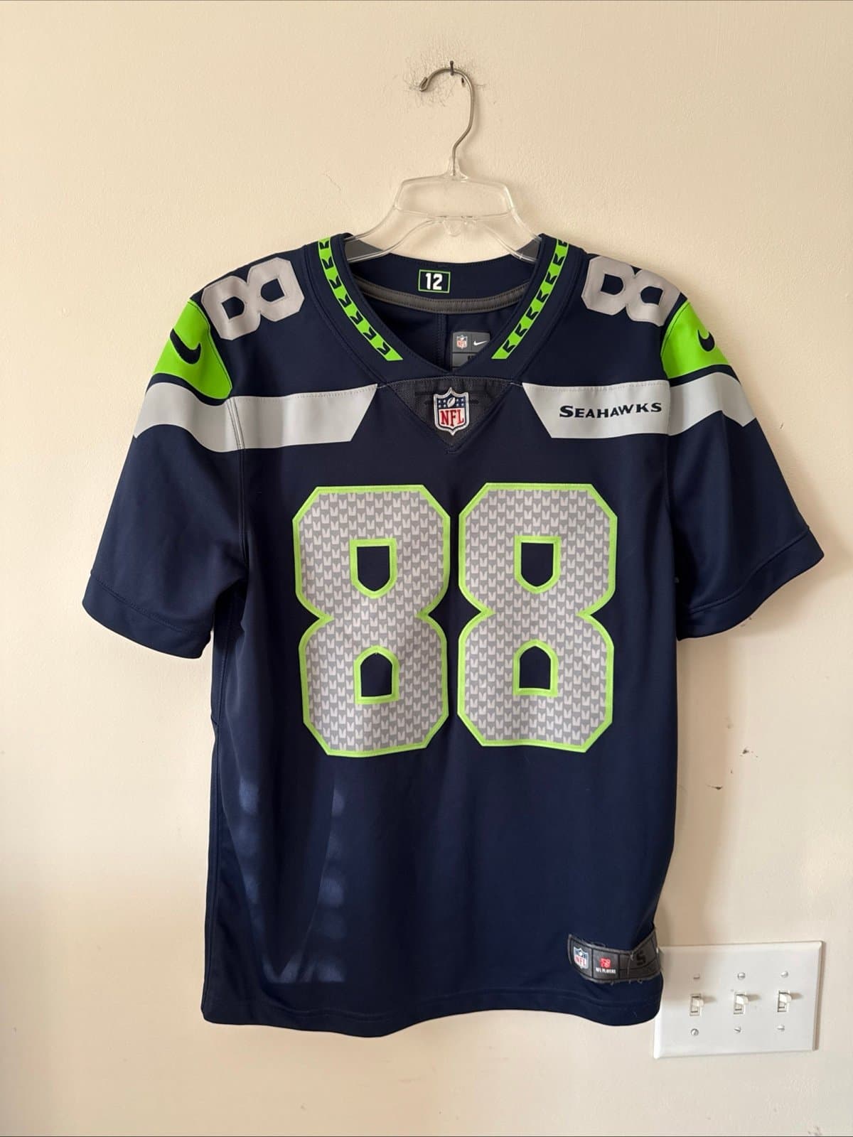 Men’s Nike Jimmy Graham #88 Seattle Seahawks Vapor Limited Jersey Sz S - RARE - Image 1