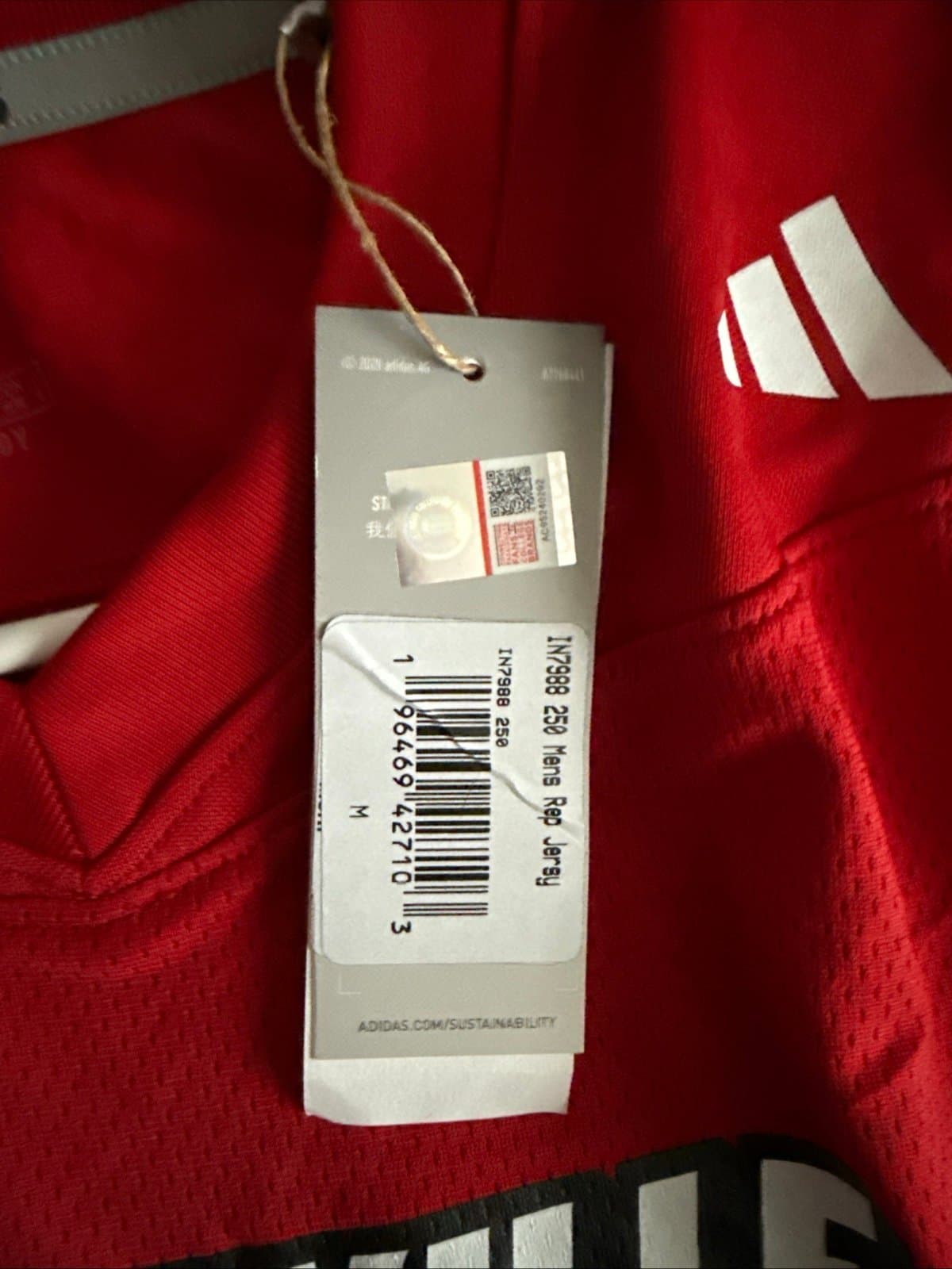 Men’s adidas Ashton Gillotte #9 Louisville Cardinals Alumni Jersey Sz M - NWT - Thumbnail 5