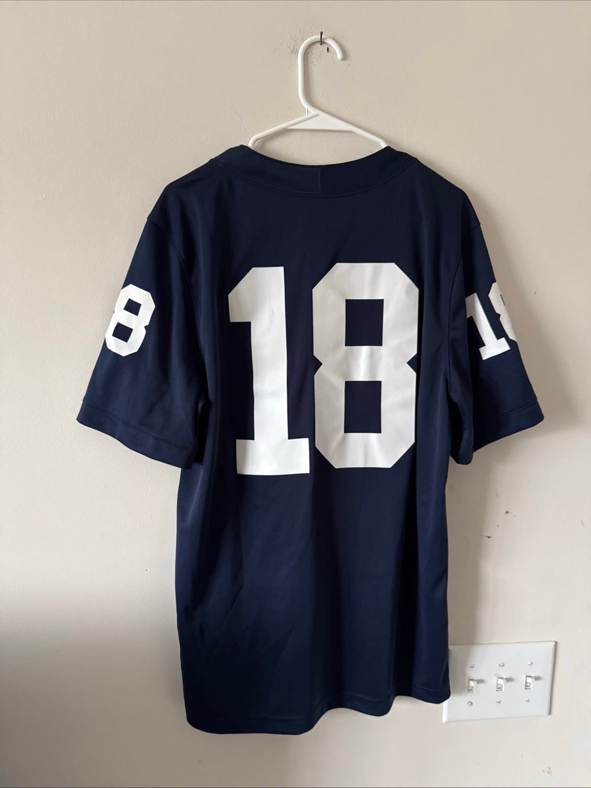 Men’s Nike Penn State Nittany Lions #18 Limited Football Jersey Sz S - Blue RARE - Thumbnail 6