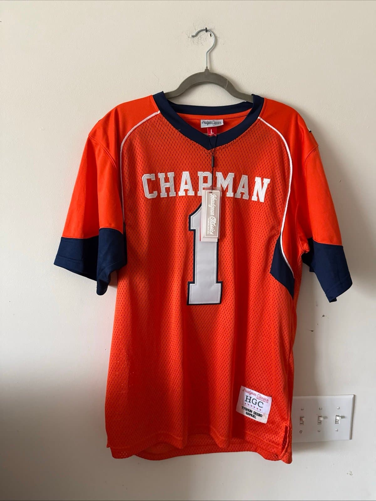 Men’s Headgear Classics Deebo Samuel #1 Chapman High School Jersey Sz L - NWT - Image 1