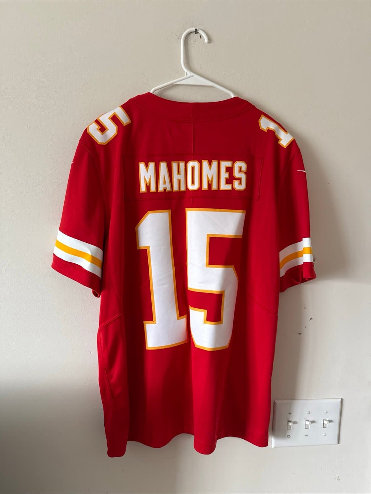 Men’s Nike Patrick Mahomes #15 Kansas City Chiefs Vapor Lmtd Jersey Sz L - RARE - Thumbnail 7