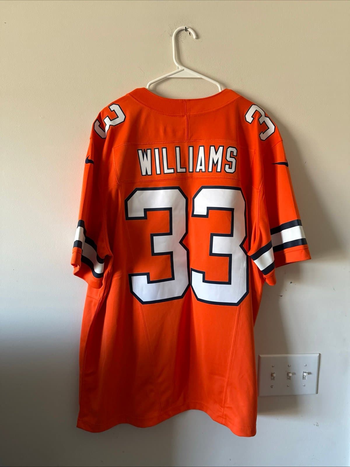 Men’s Nike Javonte Williams #33 Denver Broncos Vapor Lmtd NFL Jersey Sz 2XL NWOT - Thumbnail 6