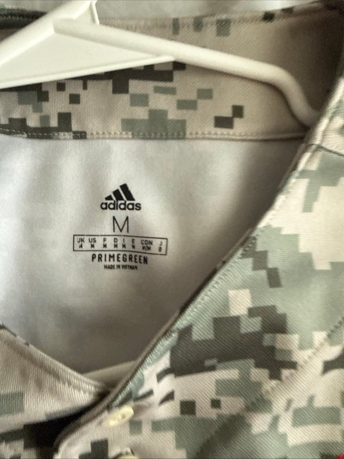 Men's adidas NC State Wolfpack #21 Replica Baseball NCAA Jersey Sz M - Camo RARE - Thumbnail 4