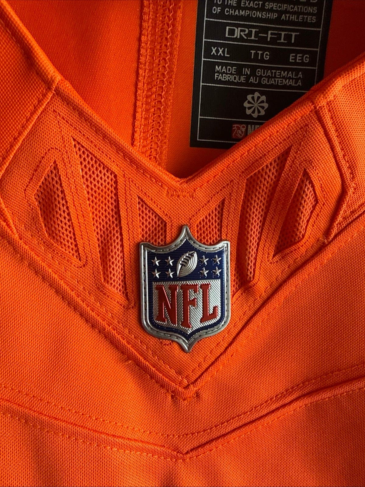 Men’s Nike Javonte Williams #33 Denver Broncos Vapor Lmtd NFL Jersey Sz 2XL NWOT - Thumbnail 5