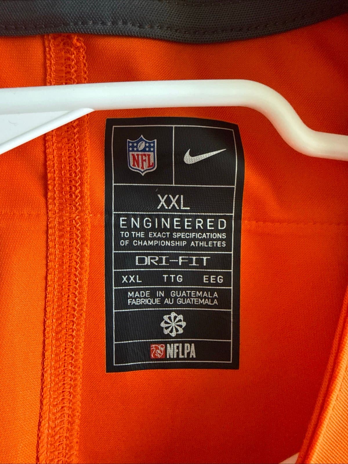 Men’s Nike Javonte Williams #33 Denver Broncos Vapor Lmtd NFL Jersey Sz 2XL NWOT - Thumbnail 4