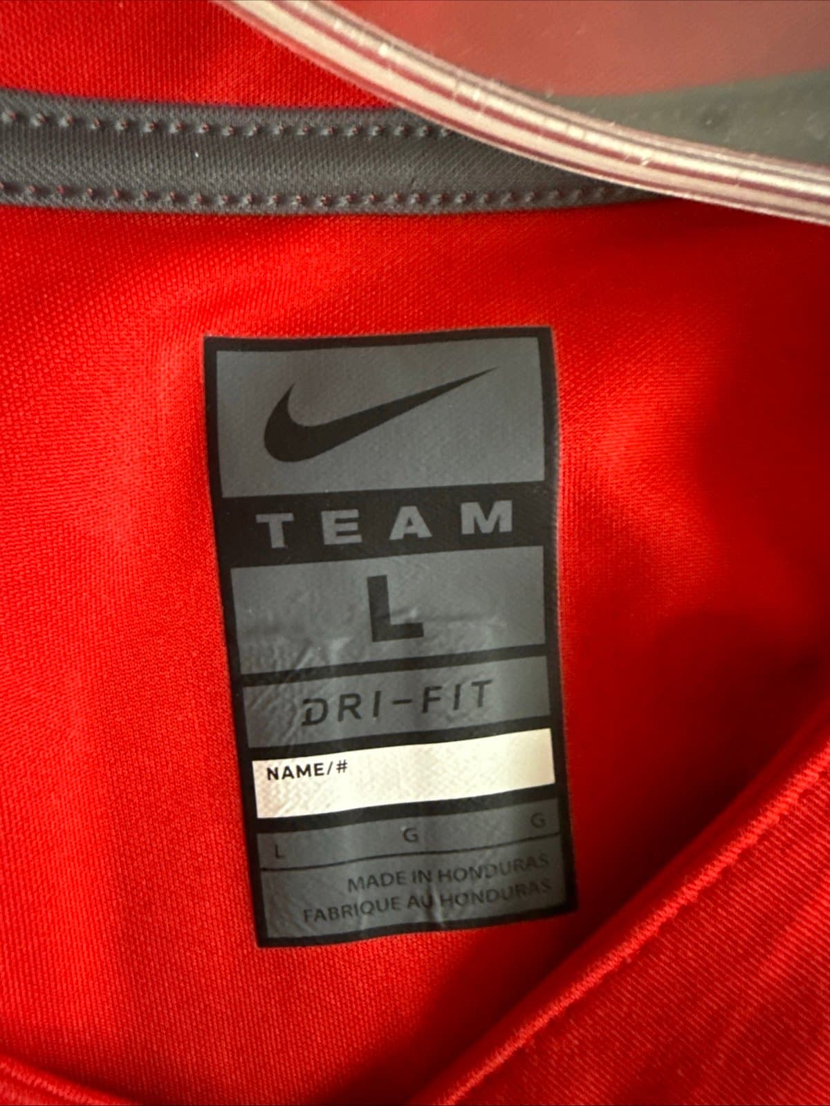 Men’s Nike Ezekiel Elliott #15 Ohio State Buckeyes Game Jersey Sz L - Red RARE - Thumbnail 4