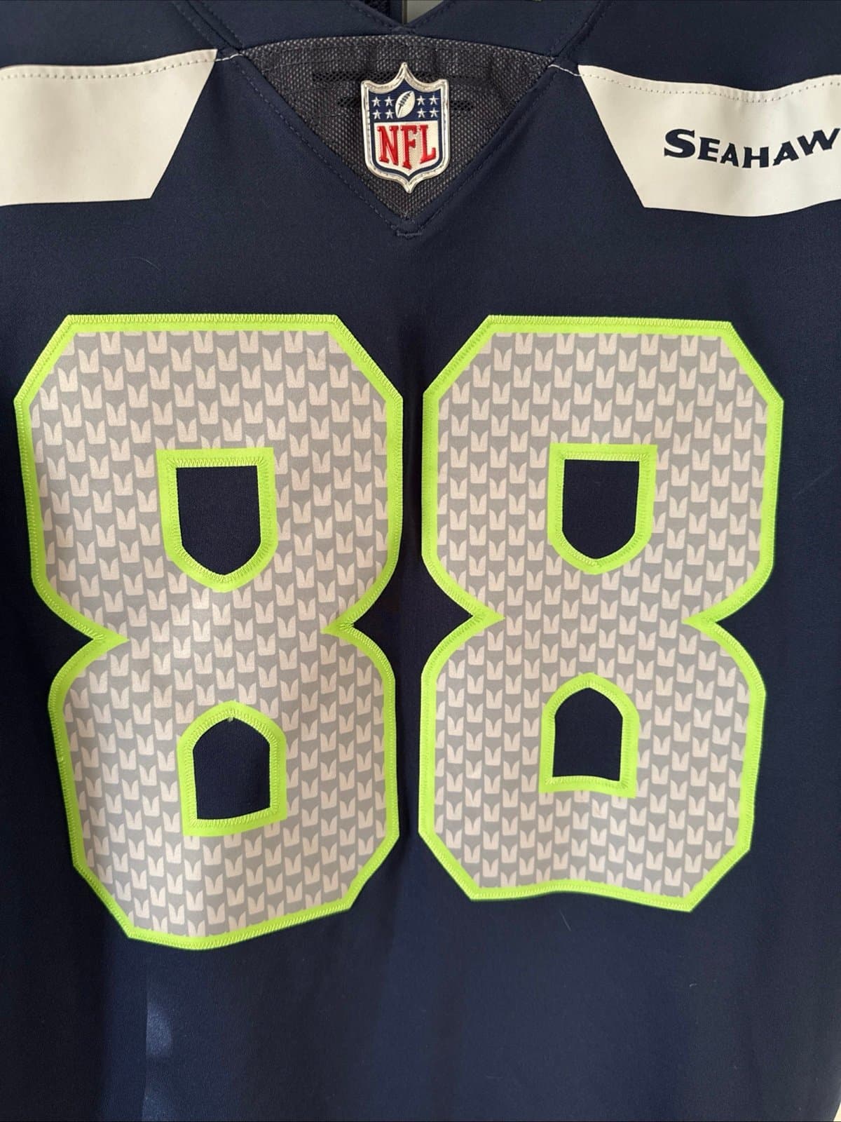 Men’s Nike Jimmy Graham #88 Seattle Seahawks Vapor Limited Jersey Sz S - RARE - Thumbnail 2