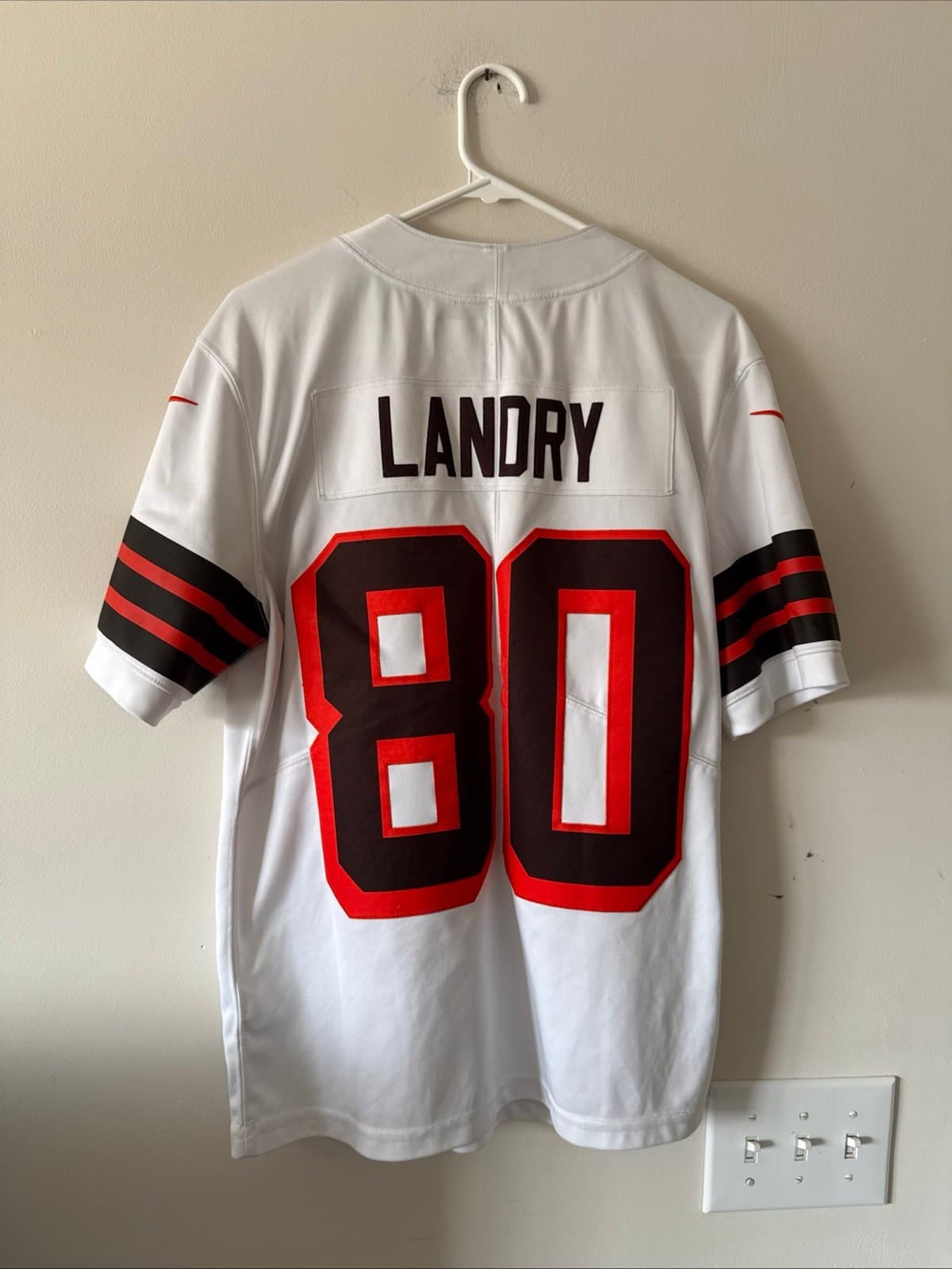 Men’s Nike Jarvis Landry #80 Cleveland Browns 1946 Vapor Lmtd Jersey Sz M - RARE - Thumbnail 7