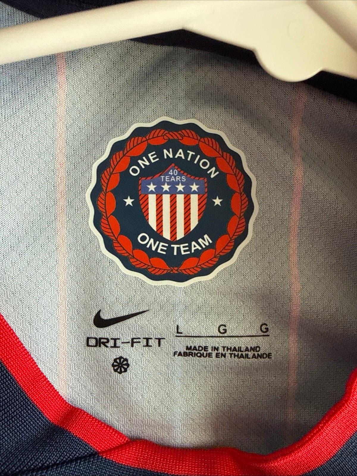 Men's Nike Christian Pulisic #10 USMNT 2025 Stadium Away Jersey Sz L - NWT RARE - Thumbnail 3