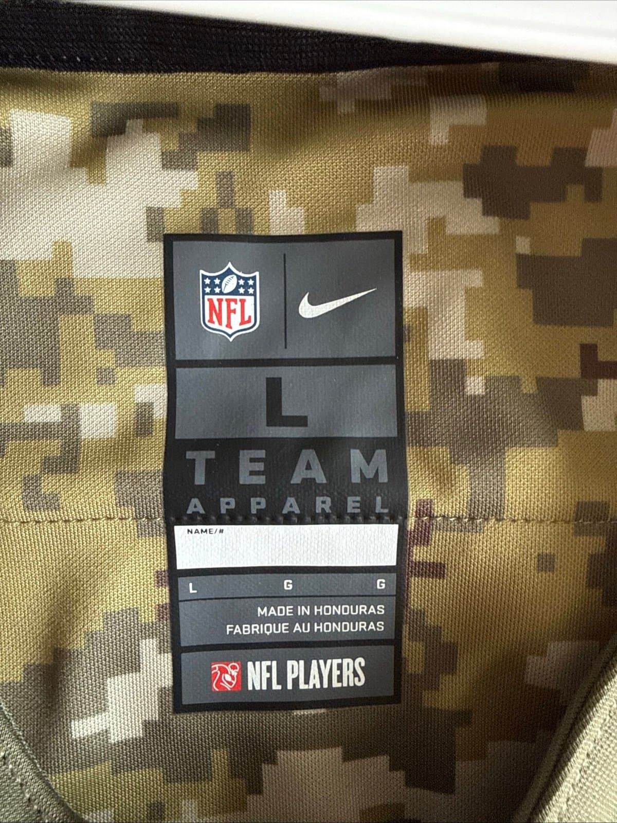 Men's Nike D.J. Moore #2 Carolina Panthers Salute To Service Jersey Sz L - RARE - Thumbnail 4