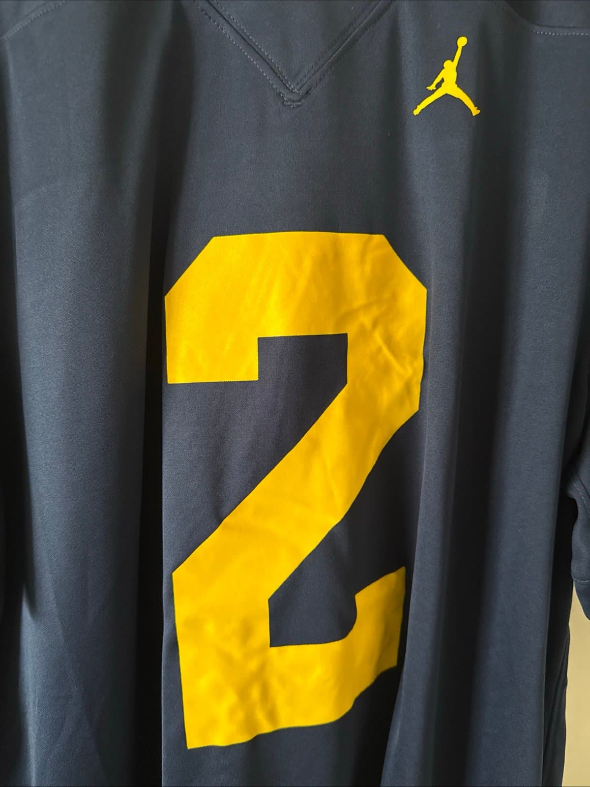 Men’s Nike Charles Woodson #2 Michigan Wolverines NCAA Jersey Sz XL - Blue RARE - Thumbnail 2