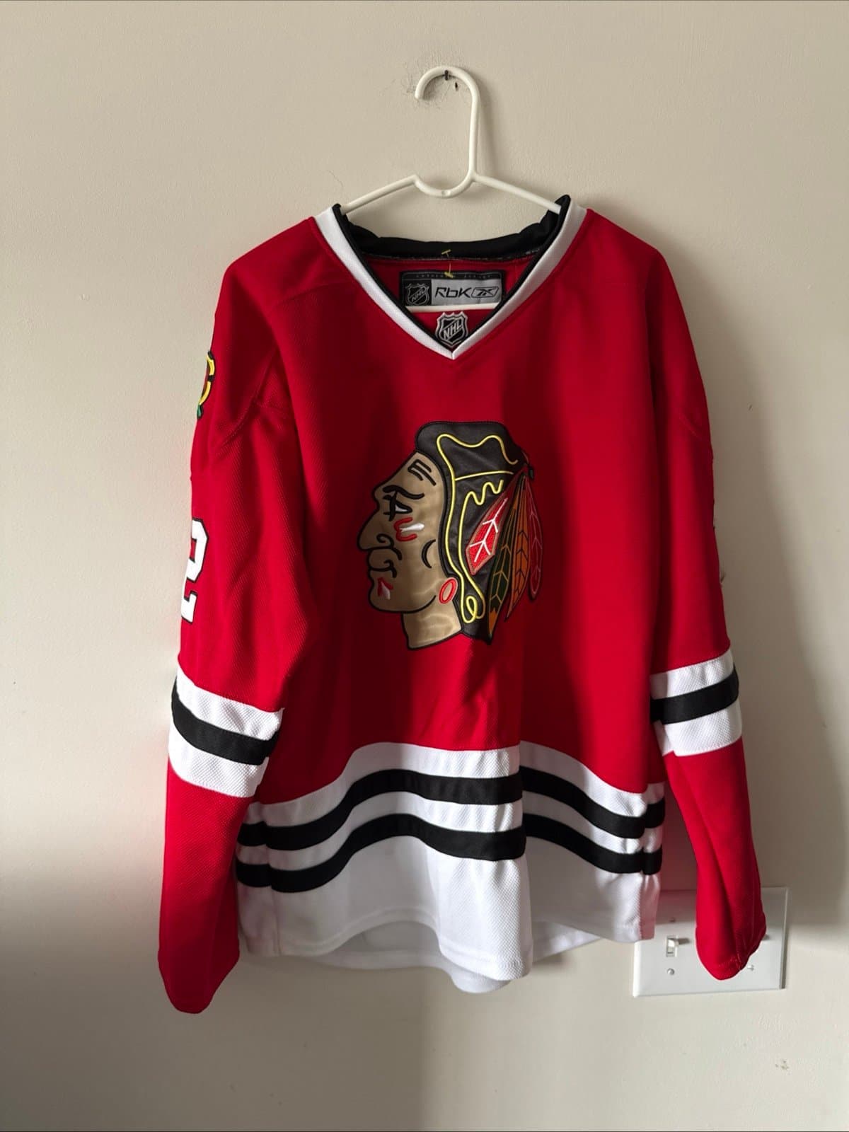 Men’s Reebok Artemi Panarin #72 Chicago Blackhawks NHL Hockey Jersey Sz 50 RARE